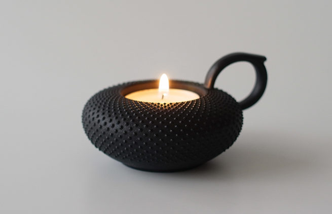 アラレキャンドルホルダー