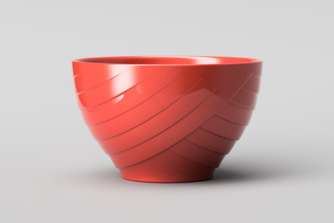波折り椀